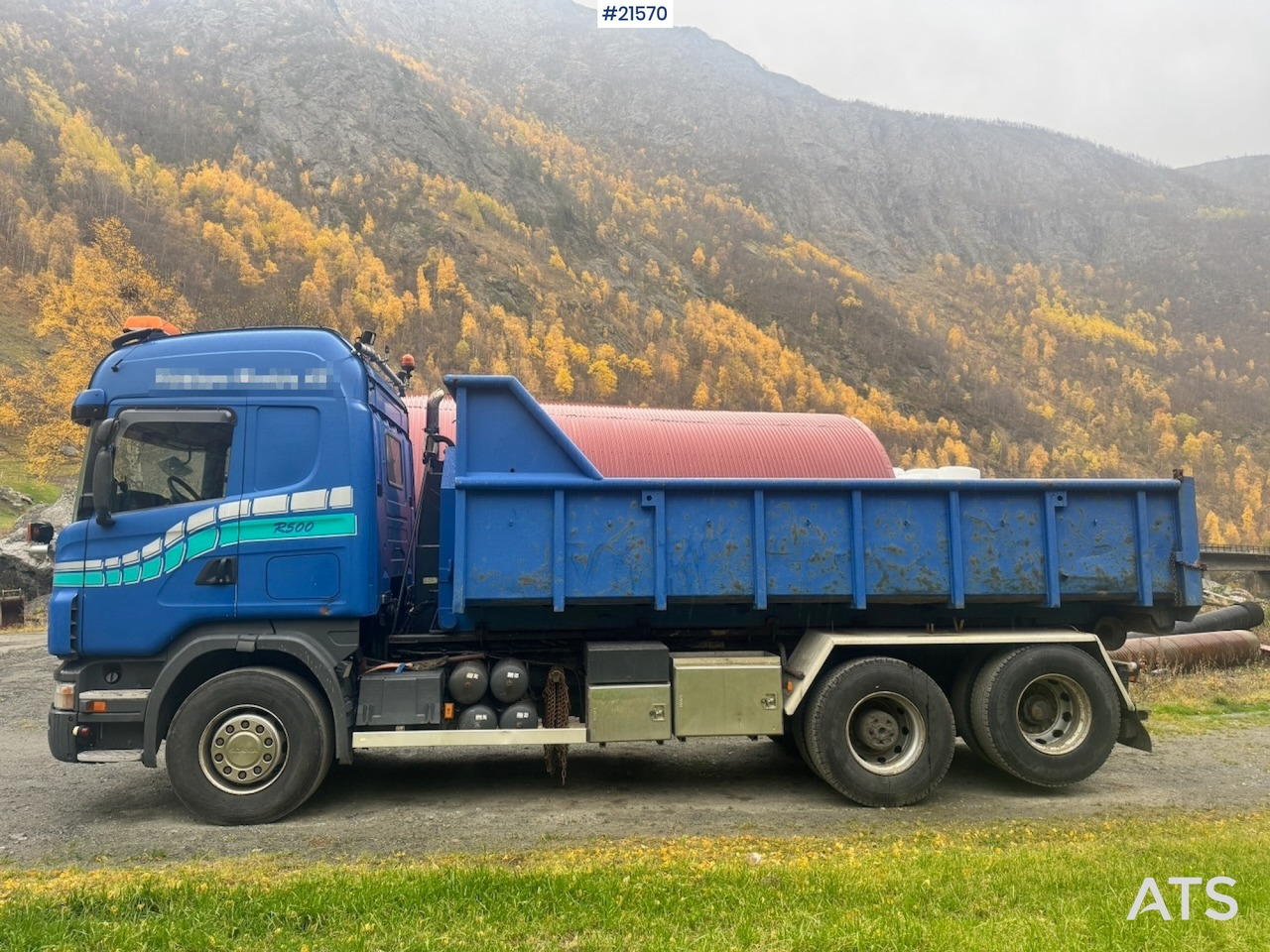 Scania R500 Krokbil m/ Kasse - Hook-lift sunkvežimis: foto 3 Scania R500 Krokbil m/ Kasse - Hook-lift sunkvežimis: foto 3