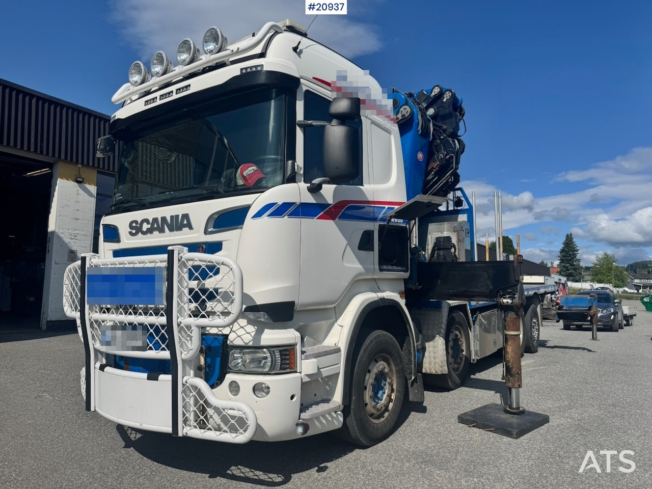 Scania R620 - Platforminis/ Bortinis sunkvežimis, Sunkvežimis su kranu: foto 3 Scania R620 - Platforminis/ Bortinis sunkvežimis, Sunkvežimis su kranu: foto 3