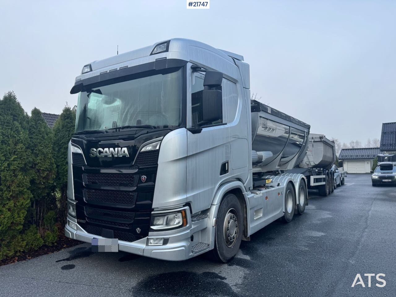 Scania R660 6X4 Asfaltbil m/ Carnehl asfaltkjerre - Savivartis sunkvežimis: foto 1 Scania R660 6X4 Asfaltbil m/ Carnehl asfaltkjerre - Savivartis sunkvežimis: foto 1