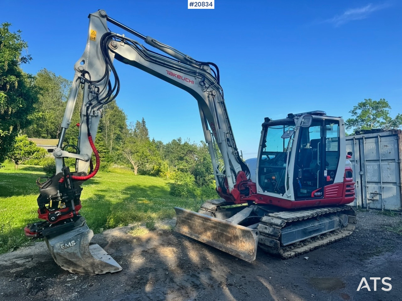 Takeuchi TB290-2 - Mini ekskavatorius: foto 2 Takeuchi TB290-2 - Mini ekskavatorius: foto 2