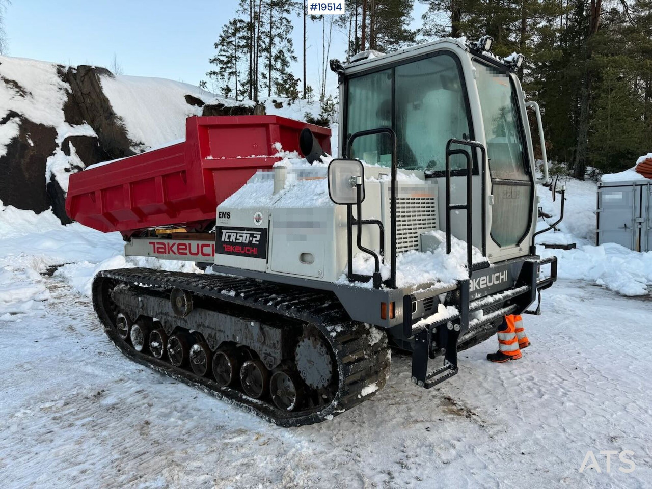 Takeuchi TCR50-2 - Savivartis: foto 1 Takeuchi TCR50-2 - Savivartis: foto 1