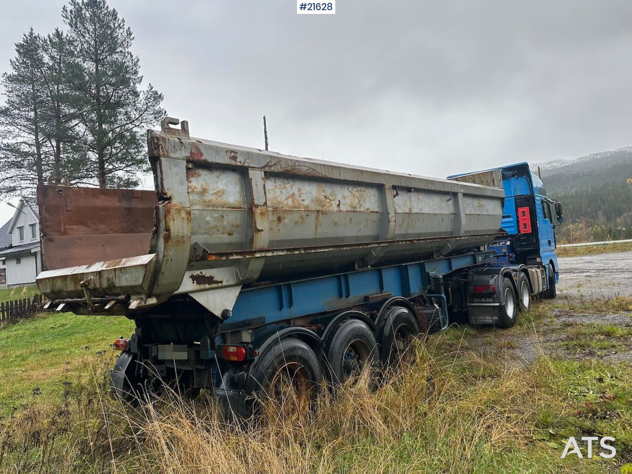 MAN TGA 28.530 6x2 trekkvogn m/ 1987 L.A.G Bree 3 akslet tippsemi SE VIDEO - Vilkikas: foto 3 MAN TGA 28.530 6x2 trekkvogn m/ 1987 L.A.G Bree 3 akslet tippsemi SE VIDEO - Vilkikas: foto 3