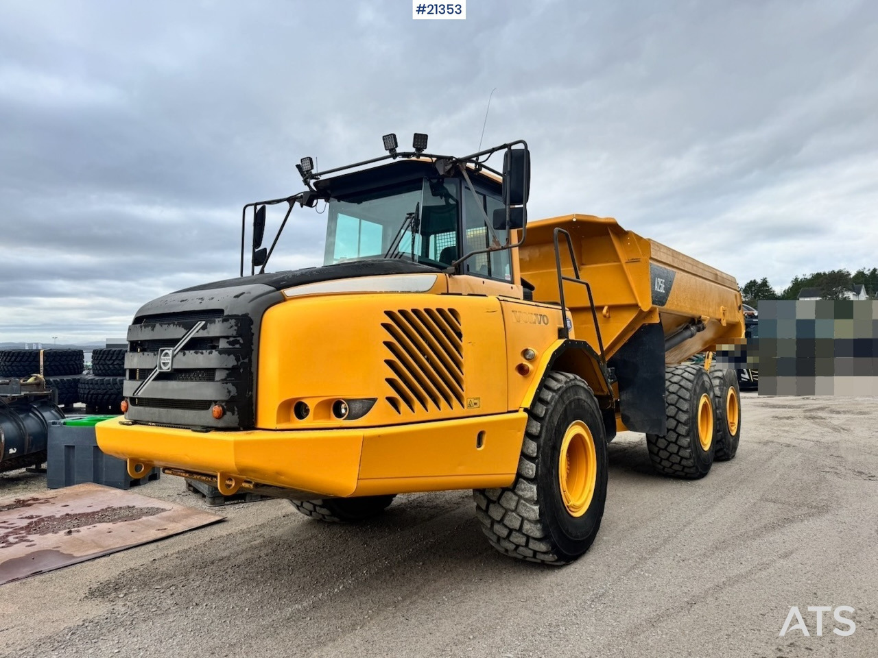 Volvo A25E - Šarnyrinis savivartis: foto 1 Volvo A25E - Šarnyrinis savivartis: foto 1