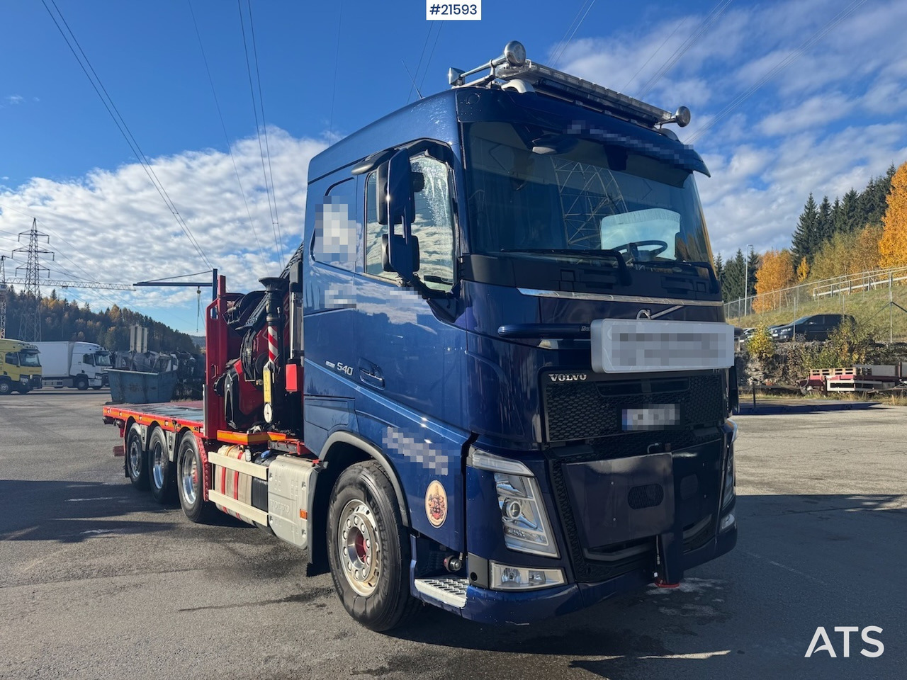 Volvo FH540 Kombibil - Sunkvežimis su kranu: foto 2 Volvo FH540 Kombibil - Sunkvežimis su kranu: foto 2