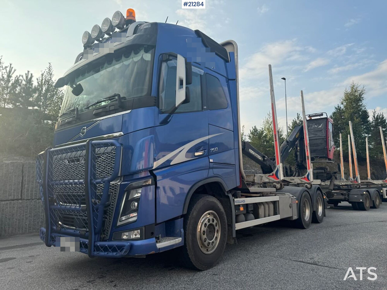 Miškovežis, Sunkvežimis su kranu Volvo FH750: foto 20