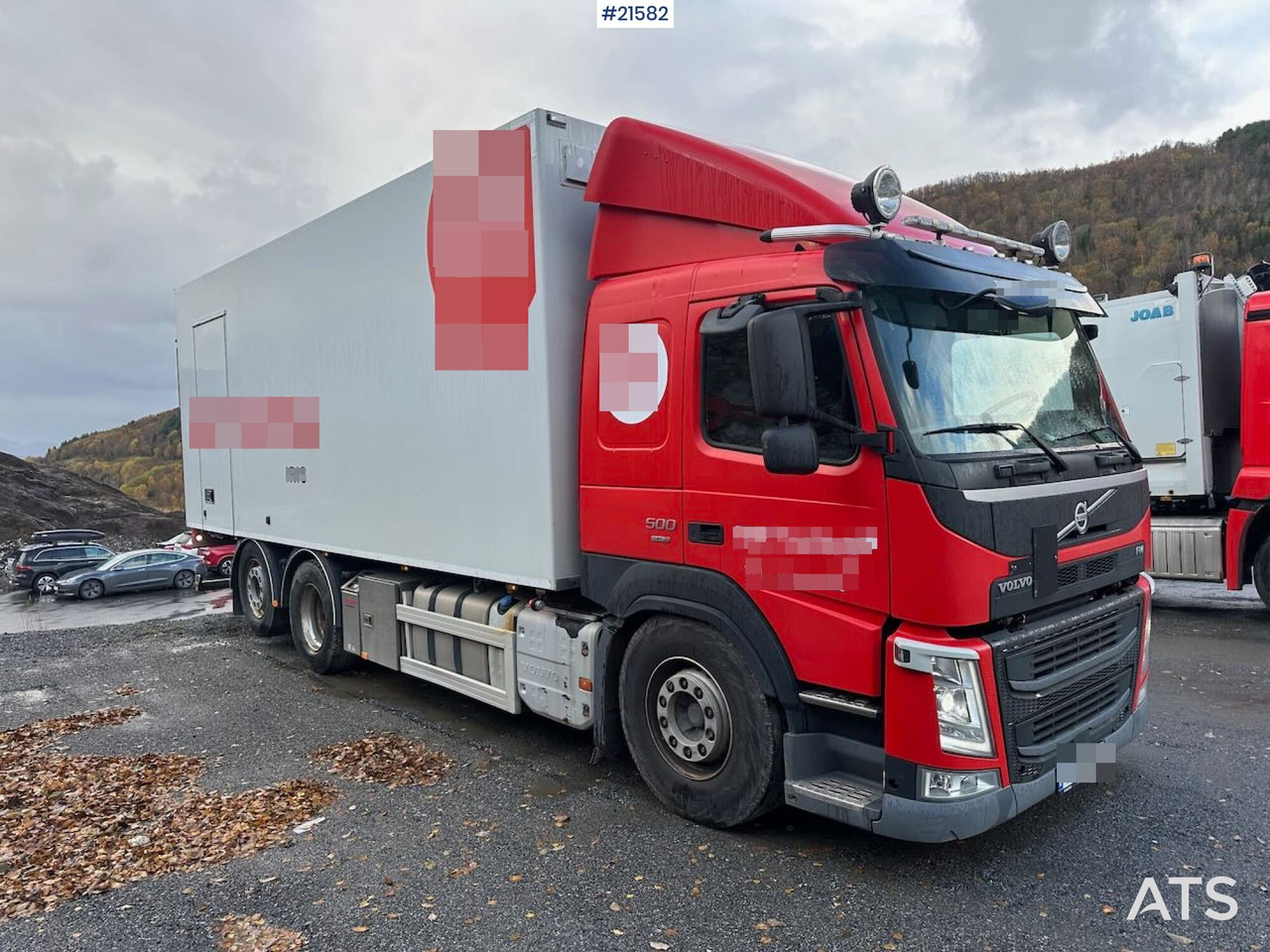 Volvo FM 500 6x2 skapbil m/ full sideåpning og lift. - Furgonas sunkvežimis: foto 5 Volvo FM 500 6x2 skapbil m/ full sideåpning og lift. - Furgonas sunkvežimis: foto 5