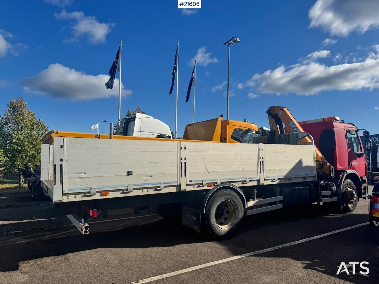 Volvo Volvo FE320 4x2 Kranbil m/ Effer 145 Kran - Sunkvežimis su kranu: foto 3 Volvo Volvo FE320 4x2 Kranbil m/ Effer 145 Kran - Sunkvežimis su kranu: foto 3