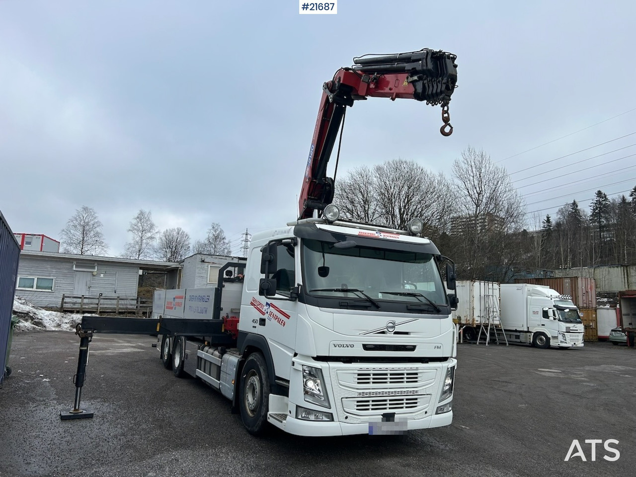 Volvo Volvo FM450 Kranbil m/ 21 t/m HMF kran og Løftelem. 194 000 km! - Sunkvežimis su kranu: foto 5 Volvo Volvo FM450 Kranbil m/ 21 t/m HMF kran og Løftelem. 194 000 km! - Sunkvežimis su kranu: foto 5