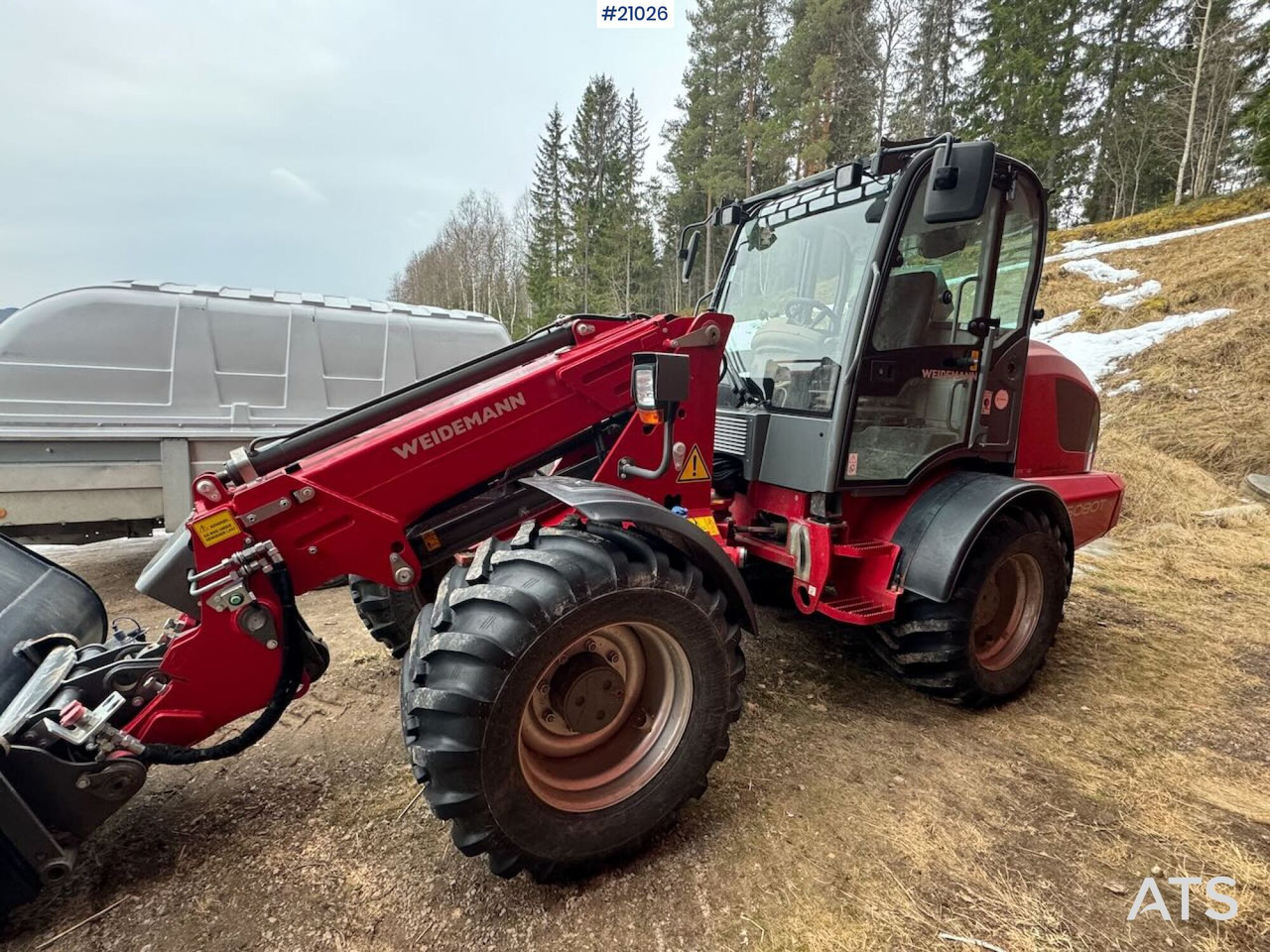 Weidemann 5080T - Teleskopinis ratinis krautuvas: foto 3 Weidemann 5080T - Teleskopinis ratinis krautuvas: foto 3