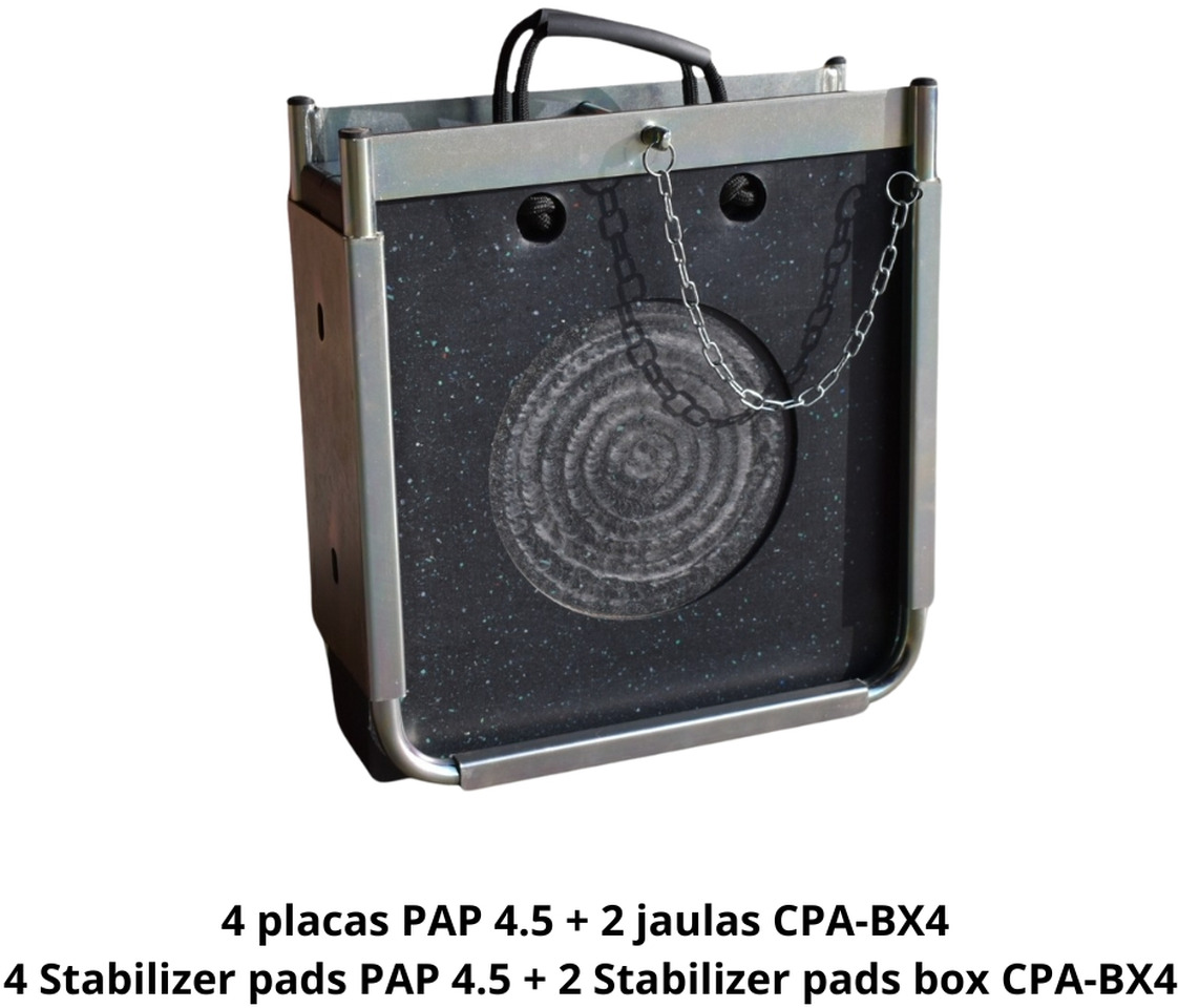 4 Stabilizer Pads PAP 4.5 + 2 Boxes CPA-BX4 OF-3-4P2J - Atsarginės dalys - Kranas-manipuliatorius: foto 1 4 Stabilizer Pads PAP 4.5 + 2 Boxes CPA-BX4 OF-3-4P2J - Atsarginės dalys - Kranas-manipuliatorius: foto 1