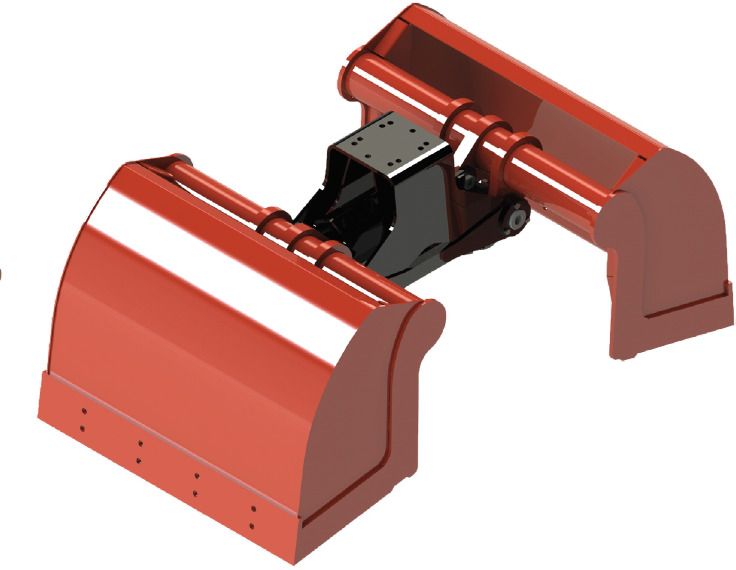 Nauja Greiferini kausa - Kranas-manipuliatorius Clamshell bucket with sidewalls BV-L 205: foto 1