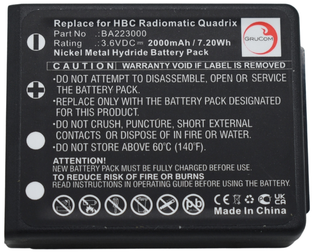 HBC compatible battery BA223000, BA223030, FUB6 - Akumuliatorius - Kranas-manipuliatorius: foto 3 HBC compatible battery BA223000, BA223030, FUB6 - Akumuliatorius - Kranas-manipuliatorius: foto 3