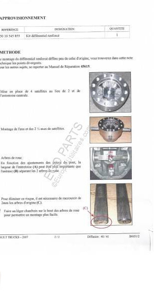 Renault Mascott - Diferencialas - Komercinis automobilis: foto 3 Renault Mascott - Diferencialas - Komercinis automobilis: foto 3