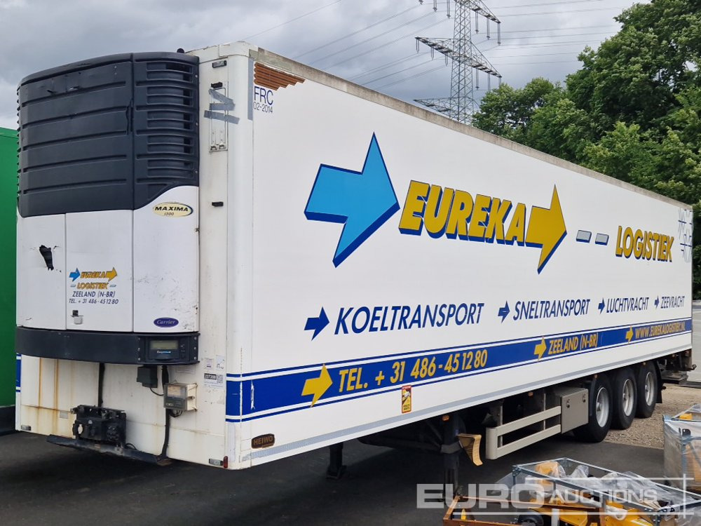 2008 Pacton 3 Axle Refridgerated Trailer, Carrier Maxima 1300, Dhollandia 1500kg Tail lift, Inside 2.70m Height(Dutch Reg. Docs. Available) - Refrižeratorius puspriekabė: foto 1 2008 Pacton 3 Axle Refridgerated Trailer, Carrier Maxima 1300, Dhollandia 1500kg Tail lift, Inside 2.70m Height(Dutch Reg. Docs. Available) - Refrižeratorius puspriekabė: foto 1