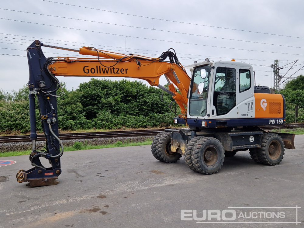 2010 Komatsu PW160-7ED - Ratinis ekskavatorius: foto 1 2010 Komatsu PW160-7ED - Ratinis ekskavatorius: foto 1