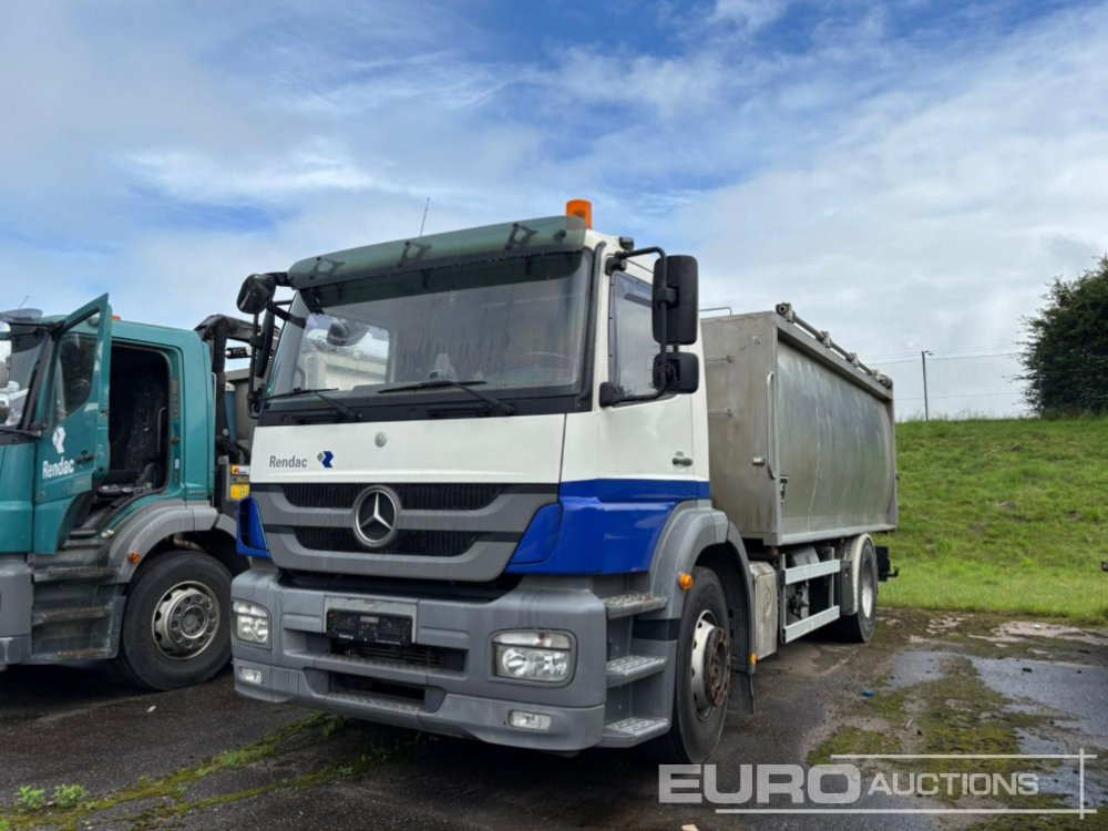 2012 Mercedes Axor 1824L 4x2,Tipper Stainless Steel Container, Automatic, AC - Savivartis sunkvežimis: foto 1 2012 Mercedes Axor 1824L 4x2,Tipper Stainless Steel Container, Automatic, AC - Savivartis sunkvežimis: foto 1