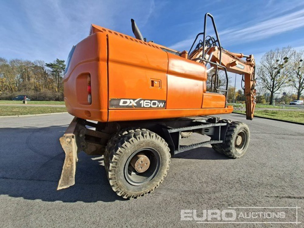 2013 Doosan DX160W - Ratinis ekskavatorius: foto 4 2013 Doosan DX160W - Ratinis ekskavatorius: foto 4