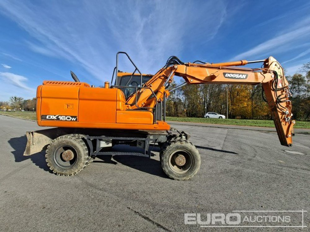 2013 Doosan DX160W - Ratinis ekskavatorius: foto 5 2013 Doosan DX160W - Ratinis ekskavatorius: foto 5