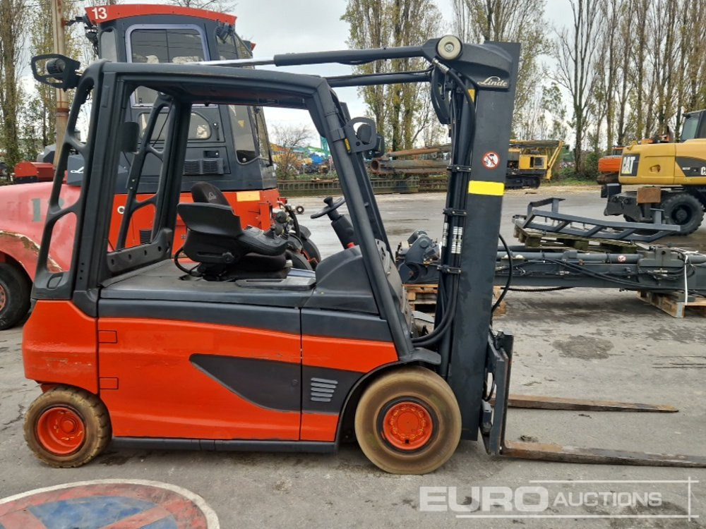 2014 Linde E30L-01 - Šakinis krautuvas: foto 5 2014 Linde E30L-01 - Šakinis krautuvas: foto 5