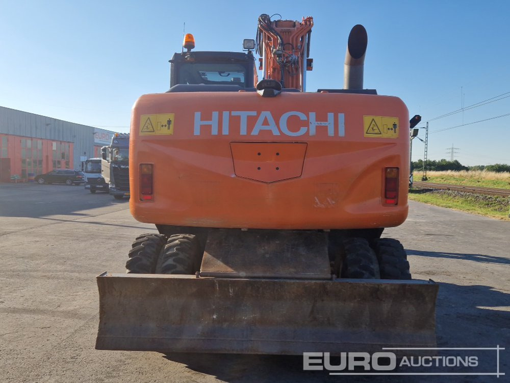 2015 Hitachi ZX190W-5B - Ratinis ekskavatorius: foto 4 2015 Hitachi ZX190W-5B - Ratinis ekskavatorius: foto 4