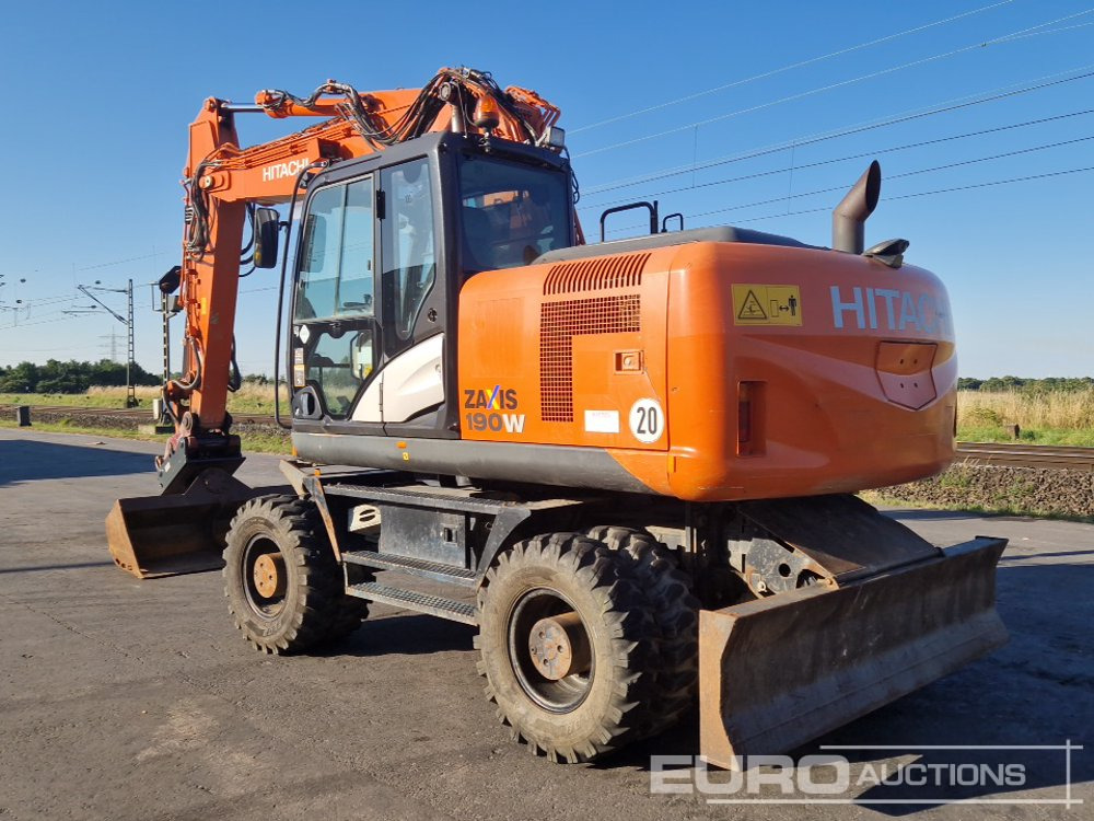 2015 Hitachi ZX190W-5B - Ratinis ekskavatorius: foto 3 2015 Hitachi ZX190W-5B - Ratinis ekskavatorius: foto 3