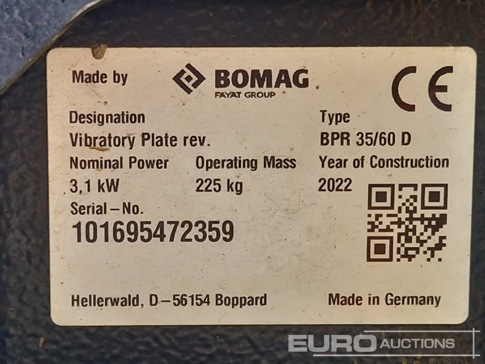 Asfalto mašina 2022 Bomag BPR35/60: foto 10