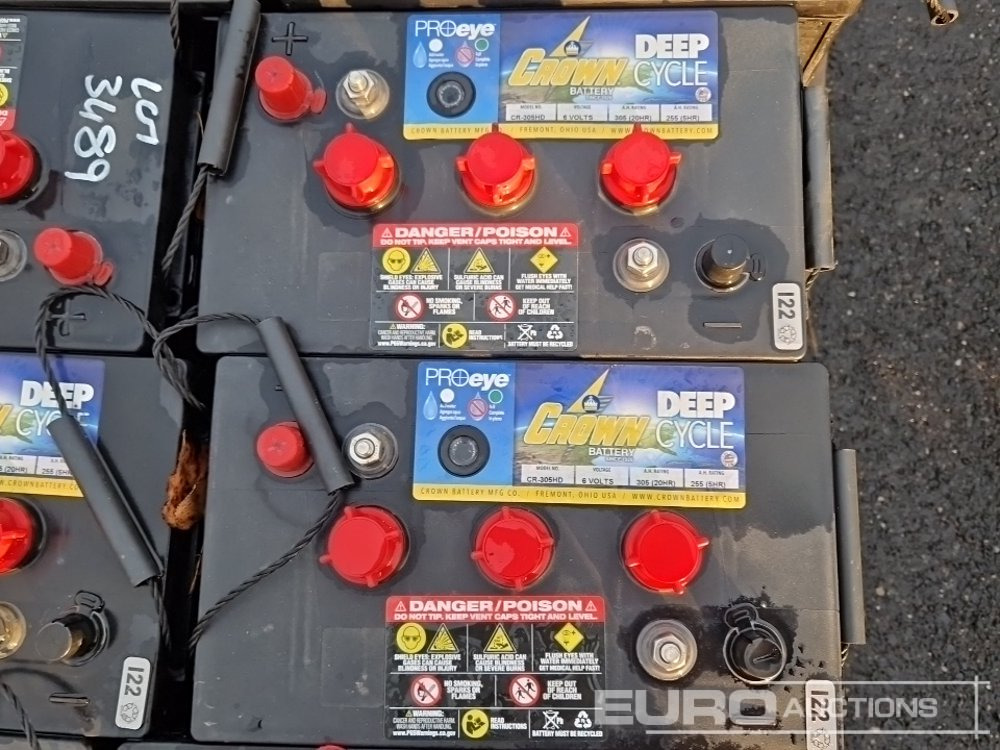 Crown 6V Batteries (8 of) - Garažo įranga: foto 5 Crown 6V Batteries (8 of) - Garažo įranga: foto 5