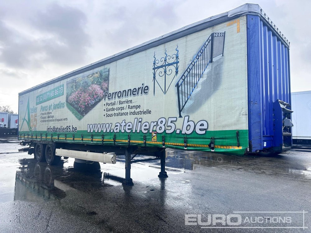 Krone Curtainsider Trailer, 2 Axle, Taillift (Belgium Reg. Docs) - Tentinė puspriekabė: foto 5 Krone Curtainsider Trailer, 2 Axle, Taillift (Belgium Reg. Docs) - Tentinė puspriekabė: foto 5