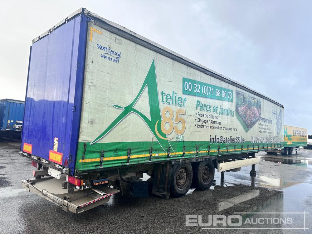 Krone Curtainsider Trailer, 2 Axle, Taillift (Belgium Reg. Docs) - Tentinė puspriekabė: foto 3 Krone Curtainsider Trailer, 2 Axle, Taillift (Belgium Reg. Docs) - Tentinė puspriekabė: foto 3