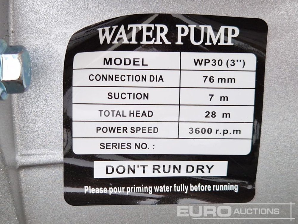 Vandens siurblys LHR-TWP80 3" Semi Trash Water Pump: foto 10
