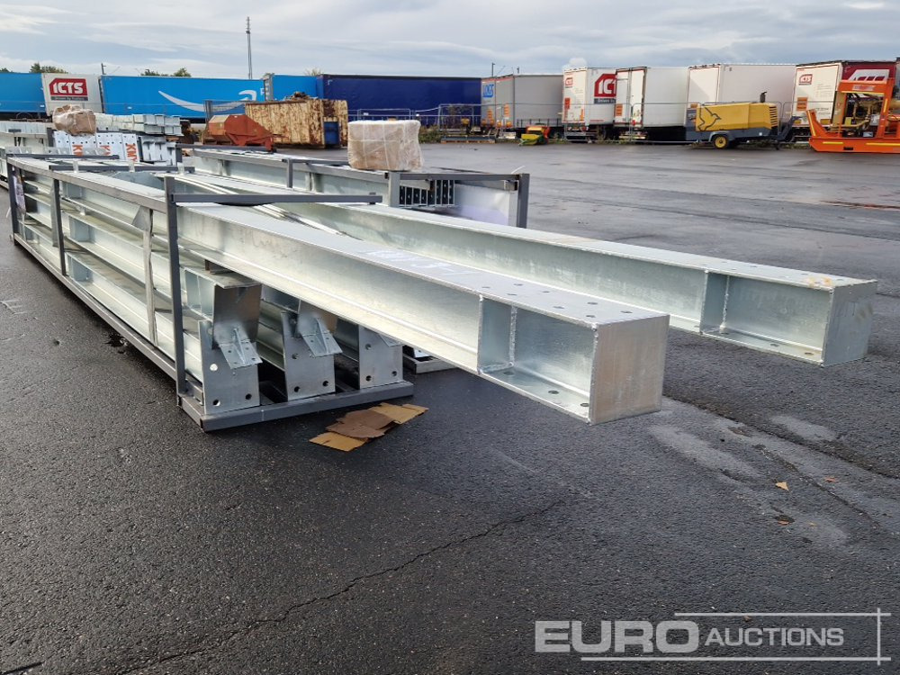 Unused 2025 KMY Industrial 10x10x6.3m Galvanized Steel Framed Building - Buitinis konteineris: foto 3 Unused 2025 KMY Industrial 10x10x6.3m Galvanized Steel Framed Building - Buitinis konteineris: foto 3