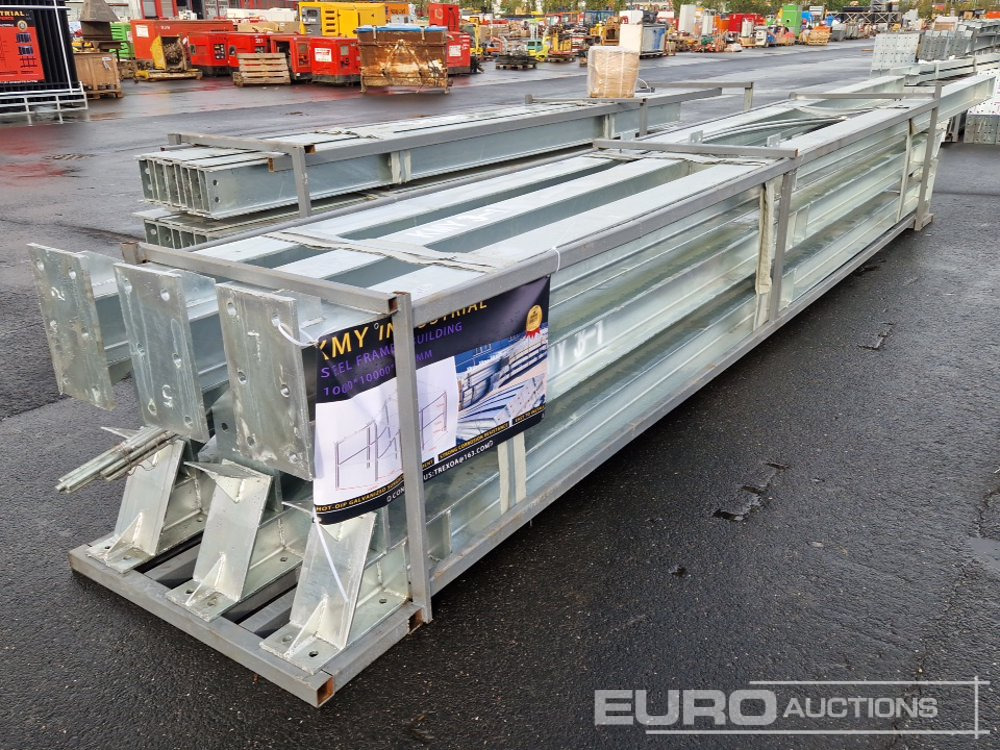 Unused 2025 KMY Industrial 10x10x6.3m Galvanized Steel Framed Building - Buitinis konteineris: foto 2 Unused 2025 KMY Industrial 10x10x6.3m Galvanized Steel Framed Building - Buitinis konteineris: foto 2