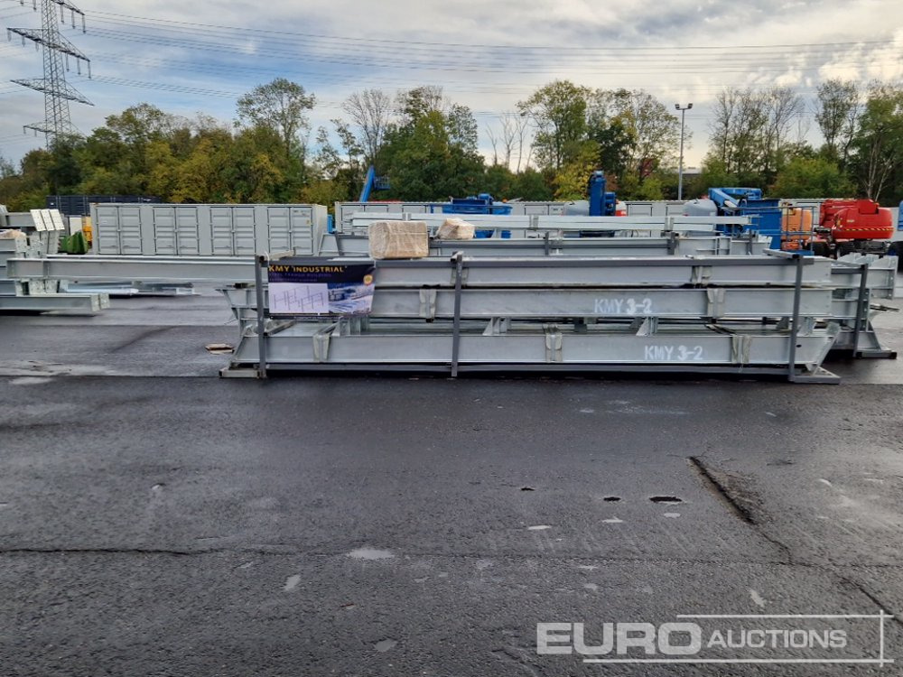 Unused 2025 KMY Industrial 10x10x6.3m Galvanized Steel Framed Building - Buitinis konteineris: foto 5 Unused 2025 KMY Industrial 10x10x6.3m Galvanized Steel Framed Building - Buitinis konteineris: foto 5