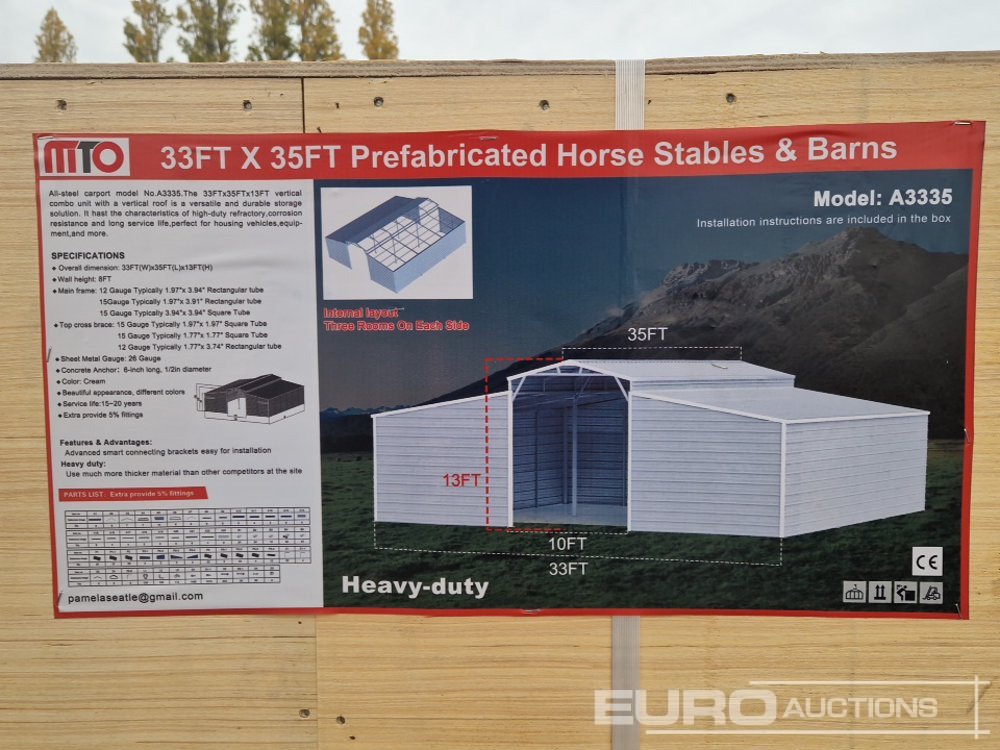 Unused 2025 MTO A3335 - Buitinis konteineris: foto 3 Unused 2025 MTO A3335 - Buitinis konteineris: foto 3