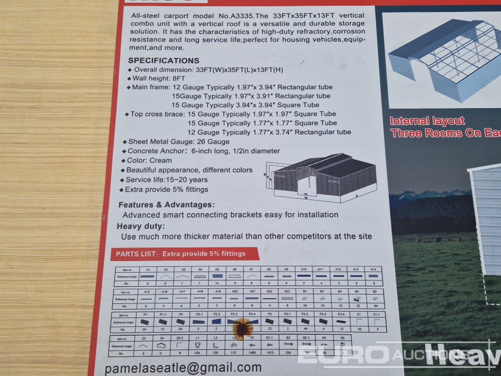 Unused 2025 MTO A3335 - Buitinis konteineris: foto 4 Unused 2025 MTO A3335 - Buitinis konteineris: foto 4