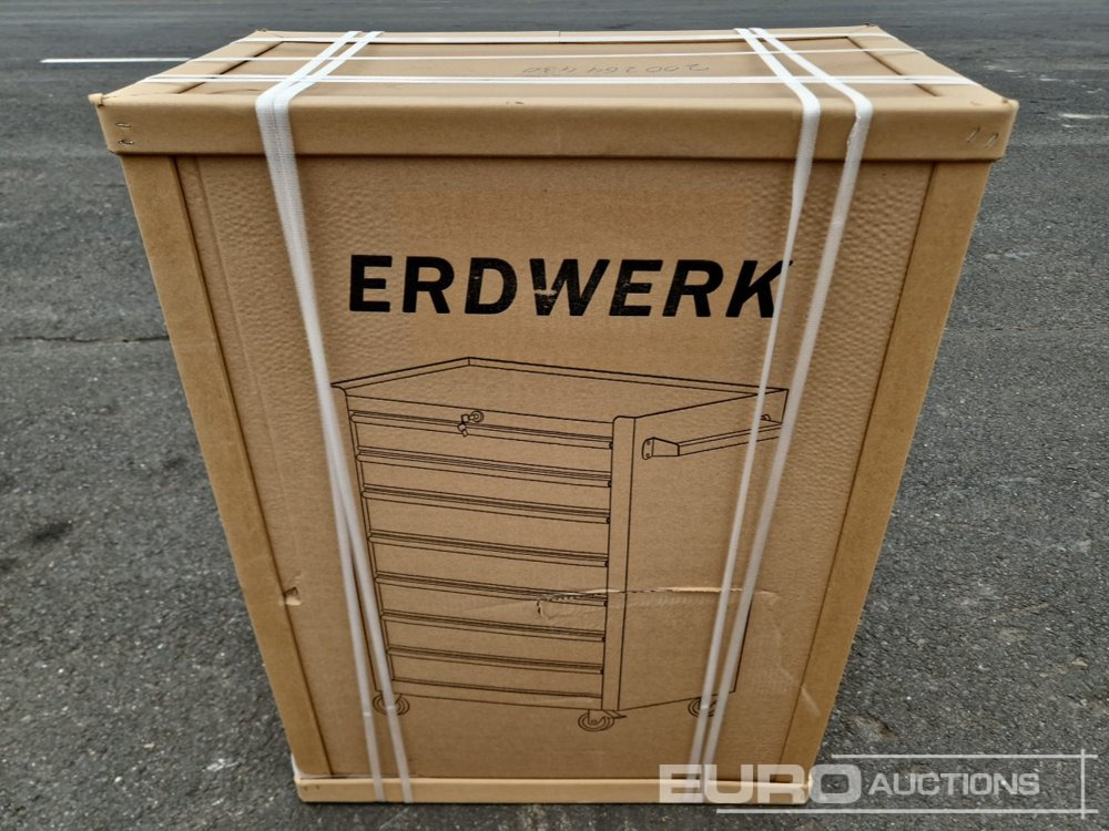 Unused ERDWERK ER7 Tool Cabinet, 7 Drawers, including Tools - Garažo įranga: foto 2 Unused ERDWERK ER7 Tool Cabinet, 7 Drawers, including Tools - Garažo įranga: foto 2