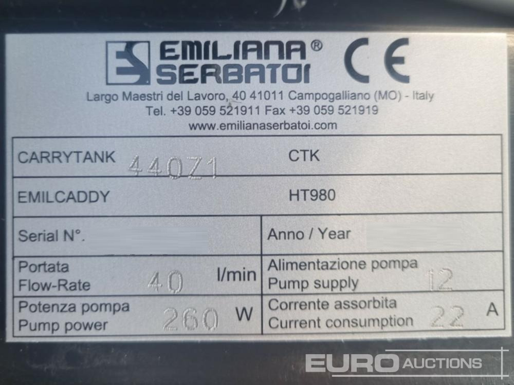 Unused Emiliana Serbatoi 440Z1 - Sandėliavimo talpykla: foto 5 Unused Emiliana Serbatoi 440Z1 - Sandėliavimo talpykla: foto 5