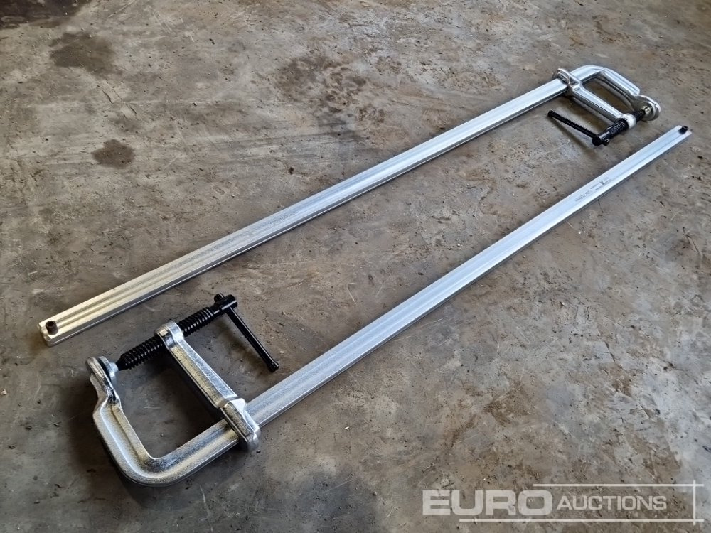 Unused Solid X Forged Welding Clamps 120mm x 1000mm (2 Pieces) - Garažo įranga: foto 1 Unused Solid X Forged Welding Clamps 120mm x 1000mm (2 Pieces) - Garažo įranga: foto 1