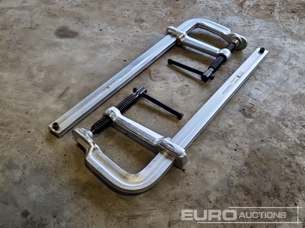 Unused Solid X Forged Welding Clamps 120mm x 400mm (2 Pieces) - Garažo įranga: foto 1 Unused Solid X Forged Welding Clamps 120mm x 400mm (2 Pieces) - Garažo įranga: foto 1