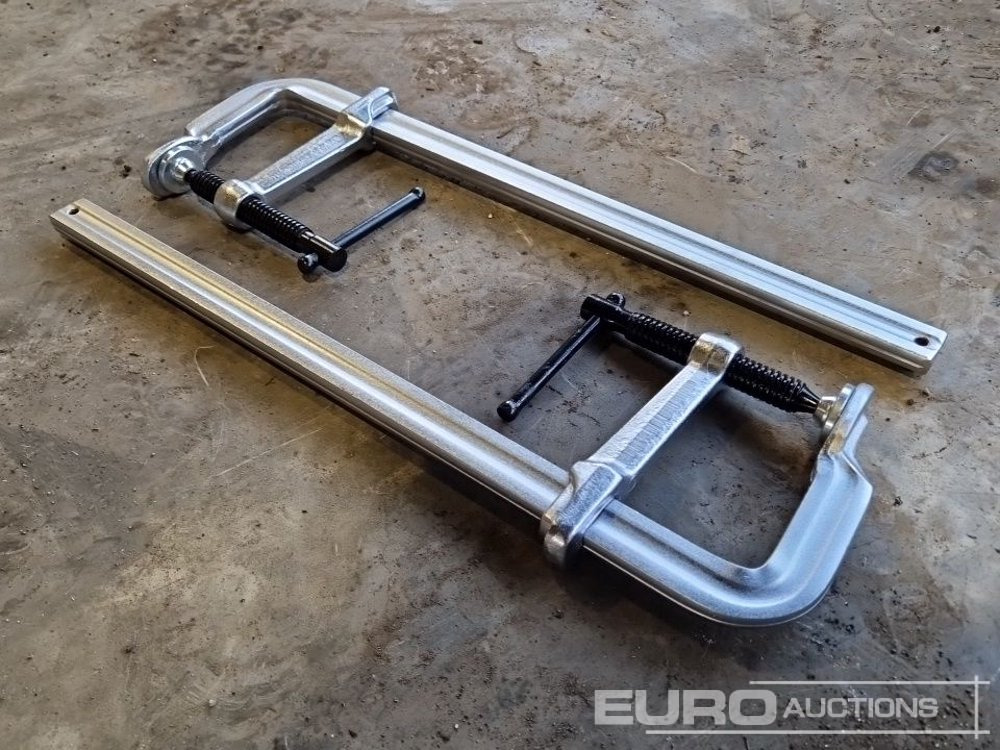 Unused Solid X Forged Welding Clamps 120mm x 450mm (2 Pieces) - Garažo įranga: foto 1 Unused Solid X Forged Welding Clamps 120mm x 450mm (2 Pieces) - Garažo įranga: foto 1