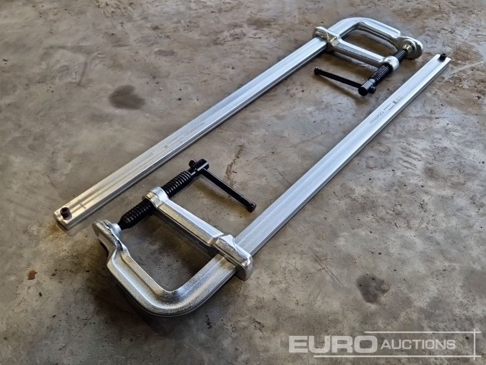 Unused Solid X Forged Welding Clamps 120mm x 600mm (2 Pieces) - Garažo įranga: foto 1 Unused Solid X Forged Welding Clamps 120mm x 600mm (2 Pieces) - Garažo įranga: foto 1