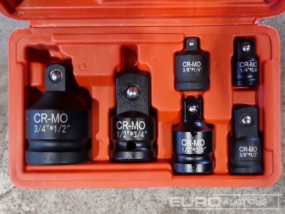 Unused Solid X Impact Socket Adaptors (6 Piece Set) - Garažo įranga: foto 3 Unused Solid X Impact Socket Adaptors (6 Piece Set) - Garažo įranga: foto 3