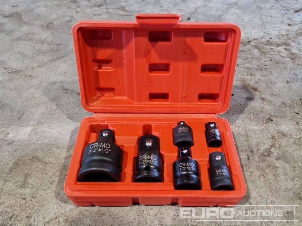 Unused Solid X Impact Socket Adaptors (6 Piece Set) - Garažo įranga: foto 1 Unused Solid X Impact Socket Adaptors (6 Piece Set) - Garažo įranga: foto 1