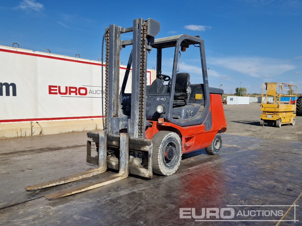 2003 Linde E40P - Šakinis krautuvas: foto 1 2003 Linde E40P - Šakinis krautuvas: foto 1