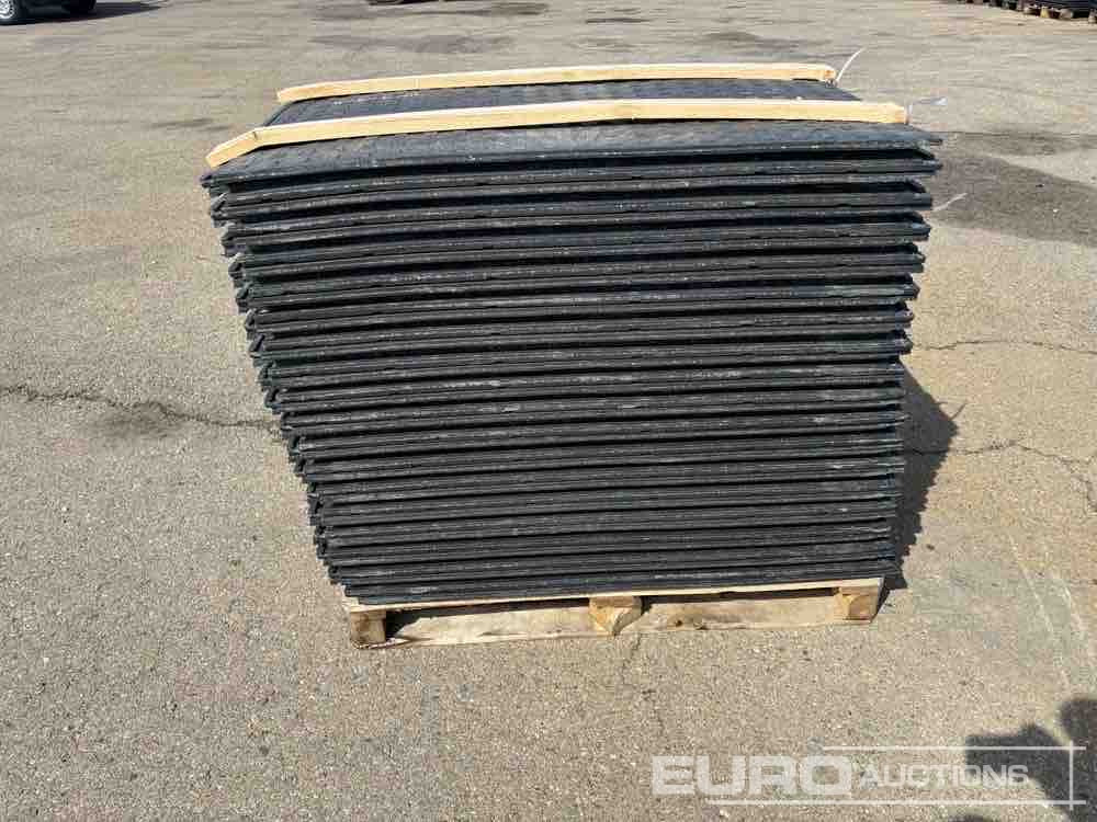 Statybinė įranga Pallet of Plastic Connectable Road Plates, 1200x800x28mm, 22kg per Plate (35 of): foto 9