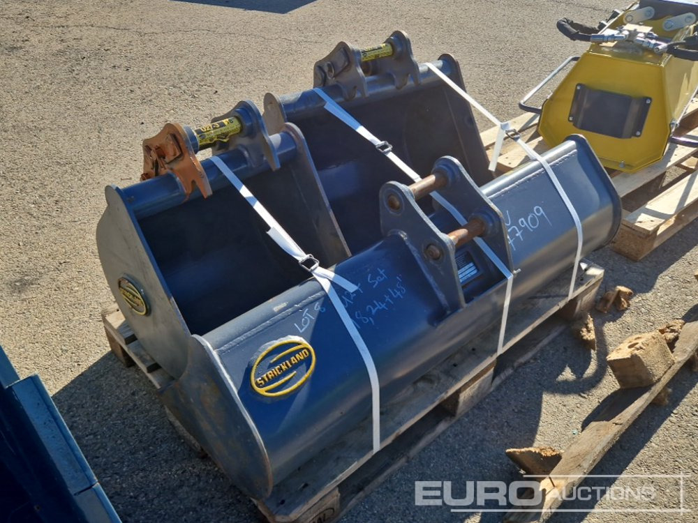 Strickland Set of U27 18" Digging Bucket (S/N 5031006040), U27 24' Digging Bucket (S/N 5025210098BD), U27 348D Cleaning Bucket (S/N 502450674) - Kaušas: foto 3 Strickland Set of U27 18" Digging Bucket (S/N 5031006040), U27 24' Digging Bucket (S/N 5025210098BD), U27 348D Cleaning Bucket (S/N 502450674) - Kaušas: foto 3
