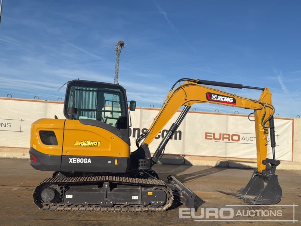 Mini ekskavatorius Unused 2025 XCMG XE60GA: foto 6