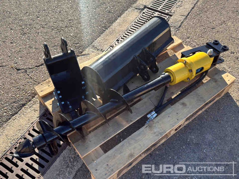 Unused Set of Auger, 800mm Cleaning Bucket, 200mm Digging Bucket to suit JPC Excavator / Conjunto Ahoyador y Cazos - Kaušas: foto 2 Unused Set of Auger, 800mm Cleaning Bucket, 200mm Digging Bucket to suit JPC Excavator / Conjunto Ahoyador y Cazos - Kaušas: foto 2
