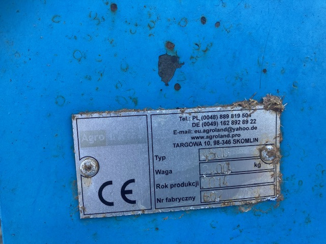 Agroland Kurzscheibenegge Heavy 4,50m - Diskiniai skutikai: foto 2 Agroland Kurzscheibenegge Heavy 4,50m - Diskiniai skutikai: foto 2