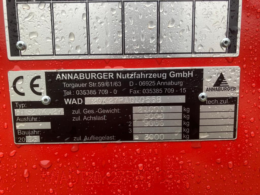 Annaburger HTS 20K.27 Tankanhänger - Tręšimo technika: foto 4 Annaburger HTS 20K.27 Tankanhänger - Tręšimo technika: foto 4